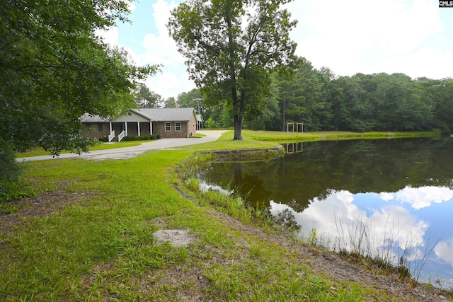 5404 Fairview Rd, Batesburg, SC 29006 - water view featuring a forest