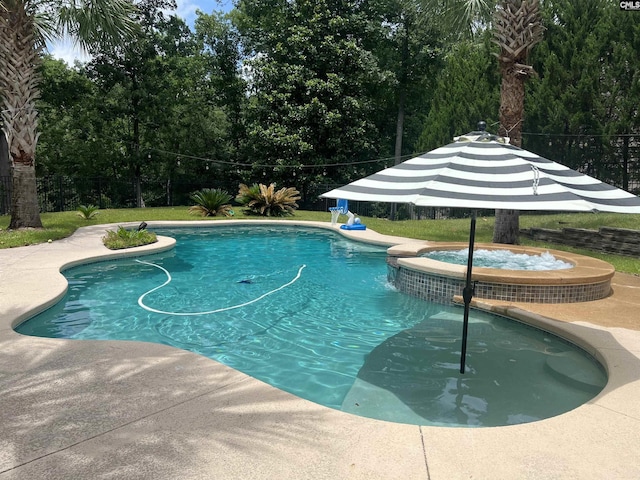 127 Brooklet Dr, Lexington, SC 29072 - view of swimming pool featuring a pool with connected hot tub