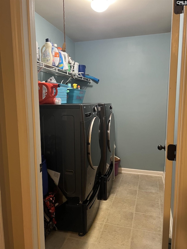 127 Brooklet Dr, Lexington, SC 29072 - washroom with washing machine and dryer and light tile patterned floors