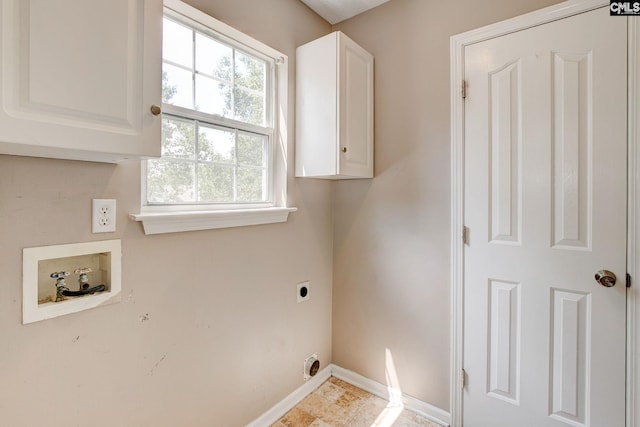 211 Glendevon Way, Columbia, SC 29229 - washroom with hookup for an electric dryer, cabinet space, and washer hookup