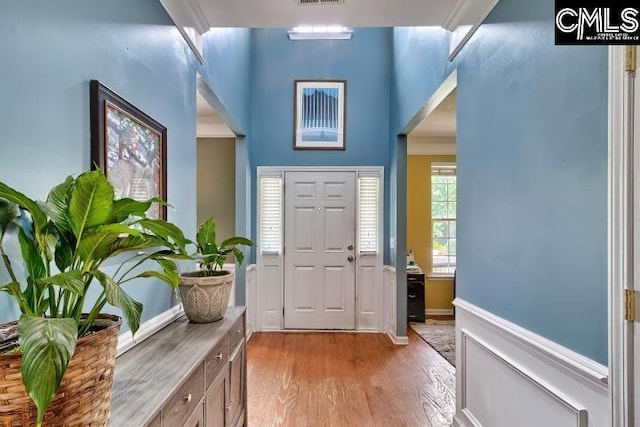 211 Lothrop Hill Rd, Lexington, SC 29072 - entryway featuring light wood finished floors and a high ceiling