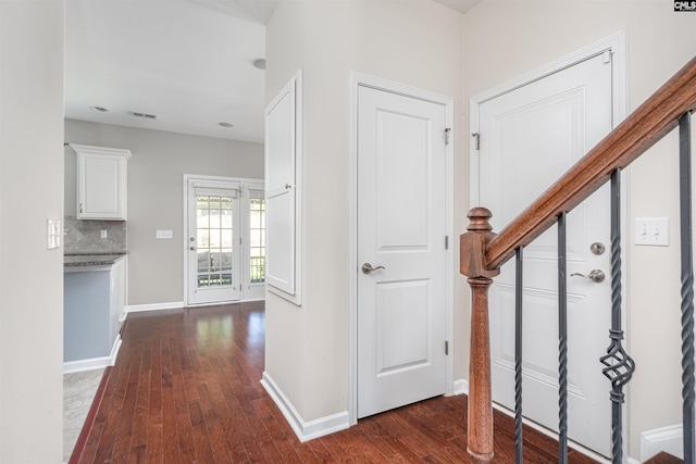 146 Eldon Dr, Cayce, SC 29033 - hallway featuring dark wood-style floors