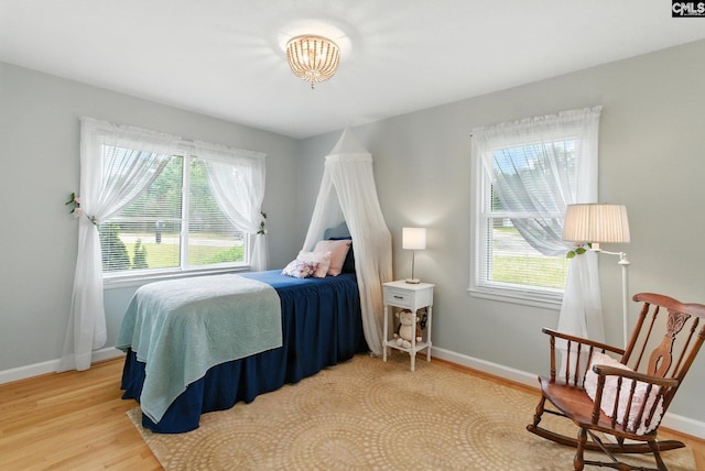 1159 Starview Dr, West Columbia, SC 29172 - bedroom featuring light wood-type flooring and baseboards