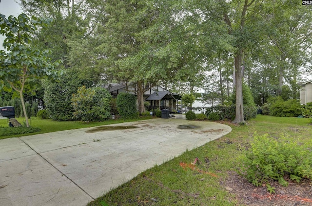 648 E Point Dr, Gilbert, SC 29054 - view of grassy yard with a gazebo and driveway