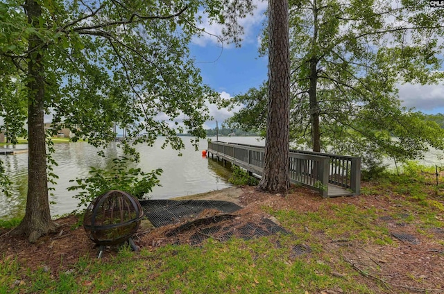648 E Point Dr, Gilbert, SC 29054 - rear view of house featuring a water view