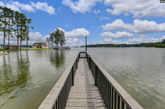 648 E Point Dr, Gilbert, SC 29054 - dock area featuring a water view