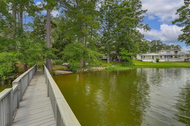 648 E Point Dr, Gilbert, SC 29054 - dock area featuring a water view