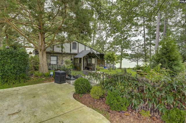 648 E Point Dr, Gilbert, SC 29054 - english style home featuring stone siding