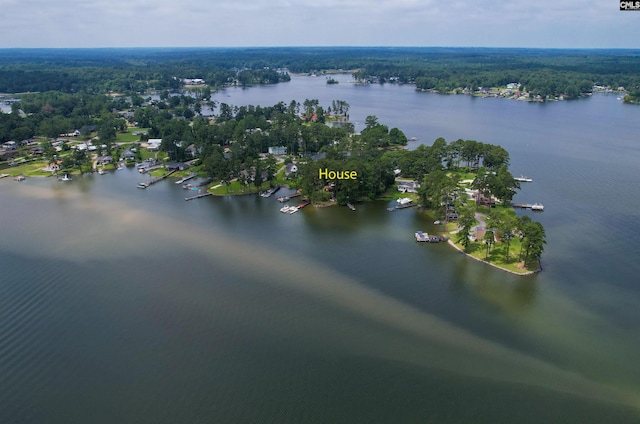 648 E Point Dr, Gilbert, SC 29054 - aerial view of property and surrounding area featuring a nearby body of water