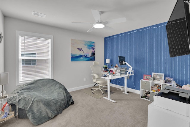 181 Prismatic Way, Lexington, SC 29072 - carpeted office space with ceiling fan and baseboards