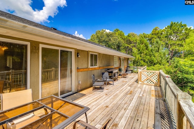 1037 Ridgeview Cir, Elgin, SC 29045 - deck featuring outdoor dining area