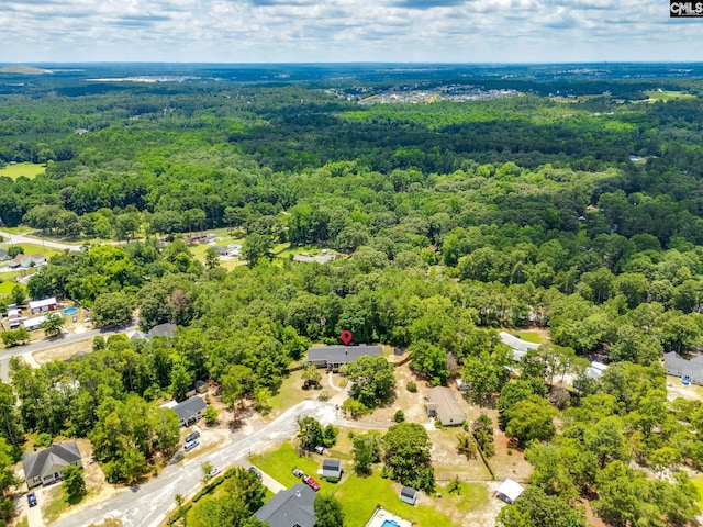 1037 Ridgeview Cir, Elgin, SC 29045 - drone / aerial view of a heavily wooded area