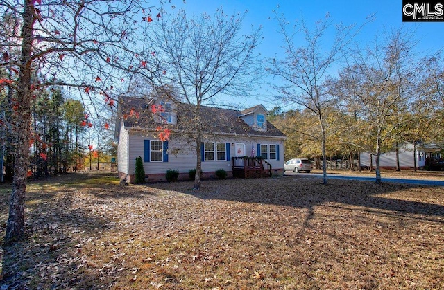 view of cape cod house