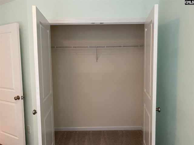 view of closet