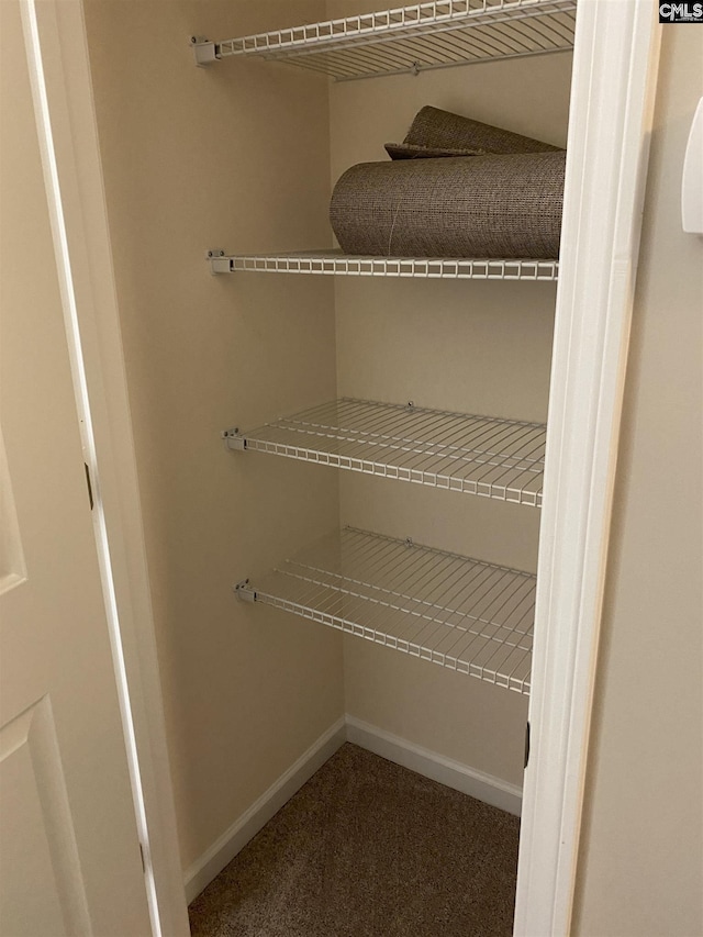 view of closet