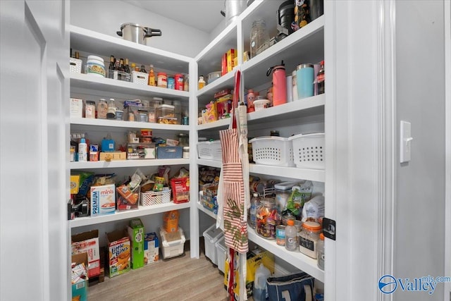 view of pantry