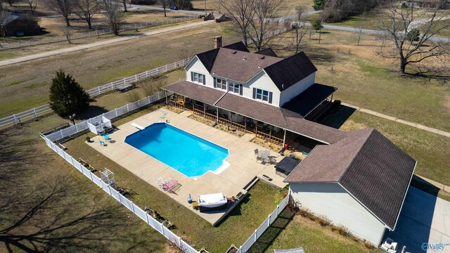 16904 Linton Rd, Athens, AL 35613 - view from above of property with a pool