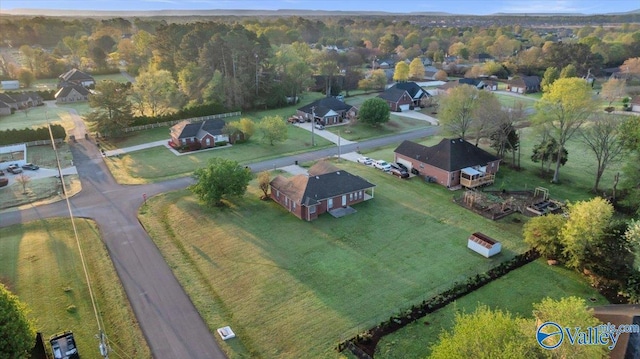 147 Singletree Dr, Hazel Green, AL 35750 - birds eye view of property with a forest view