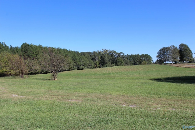 view of landscape with a rural view