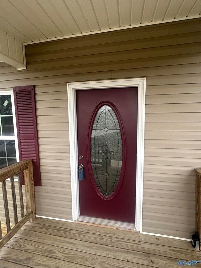 view of entrance to property