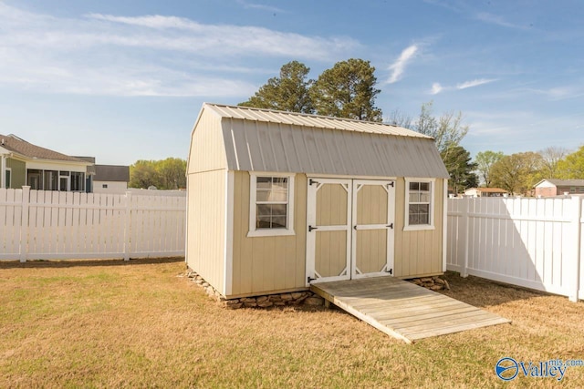 23276 Saint John Rd, Athens, AL 35613 - view of shed with a fenced backyard