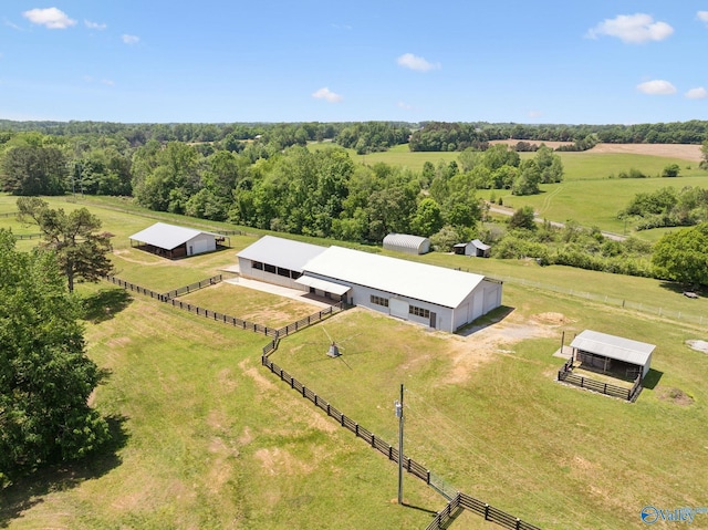 7734 Upper Snake Rd, Athens, AL 35614 - bird's eye view featuring a rural view