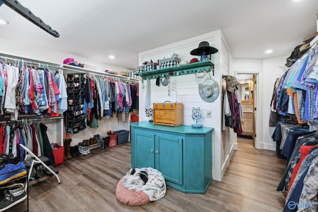 7734 Upper Snake Rd, Athens, AL 35614 - spacious closet with wood finished floors