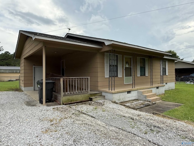 4435 Pilgrims Rest Rd, Southside, AL 35907 - view of front of house with covered porch