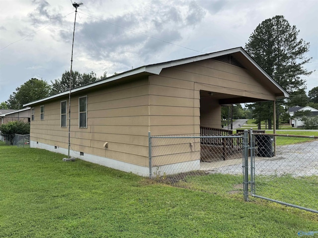 4435 Pilgrims Rest Rd, Southside, AL 35907 - view of property exterior featuring crawl space