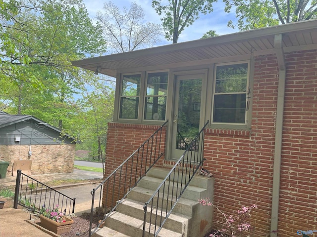 6818 Criner Rd SE, Huntsville, AL 35802 - entrance to property with brick siding