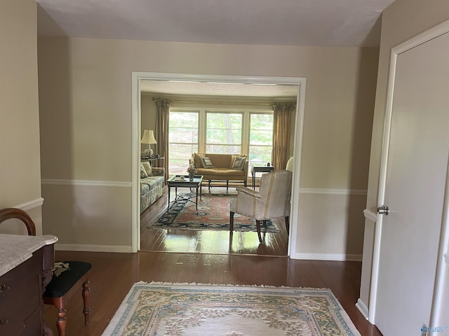 6818 Criner Rd SE, Huntsville, AL 35802 - dining area featuring wood finished floors and baseboards