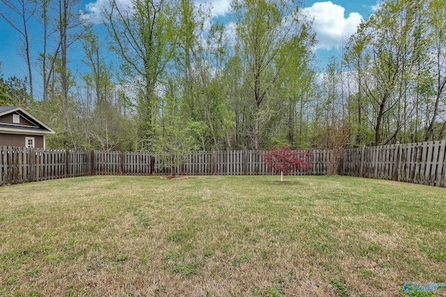 158 Kenton Ln, Madison, AL 35756 - view of yard with a fenced backyard