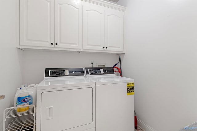 2907 Madrey Ln, Hampton Cove, AL 35763 - clothes washing area featuring cabinet space and washing machine and dryer