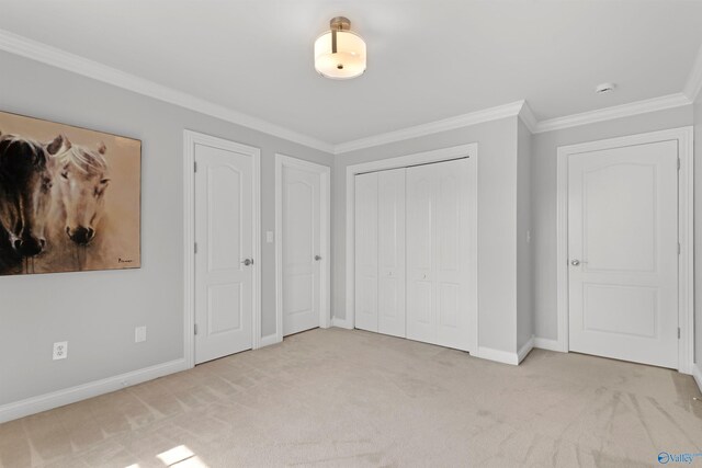 2907 Madrey Ln, Hampton Cove, AL 35763 - unfurnished bedroom with carpet floors, ornamental molding, and baseboards