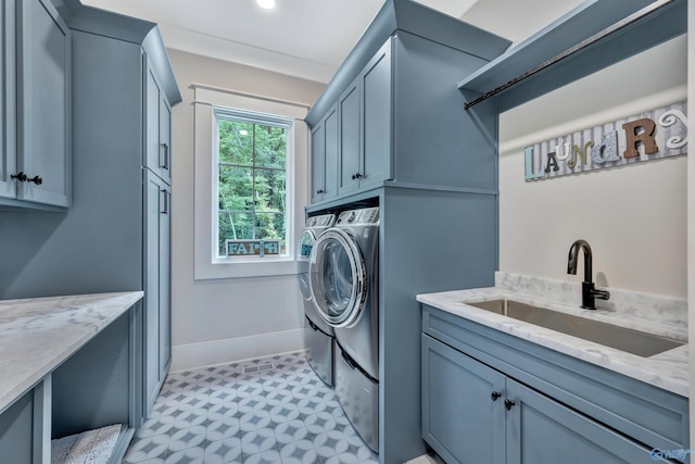 13559 Monte Vedra Rd SE, Huntsville, AL 35803 - laundry area featuring separate washer and dryer, cabinet space, recessed lighting, and light floors
