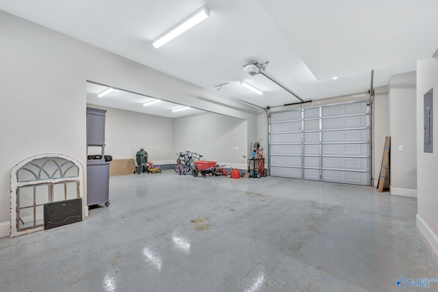 13559 Monte Vedra Rd SE, Huntsville, AL 35803 - garage with electric panel and a garage door opener