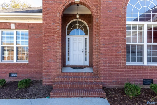 view of entrance to property