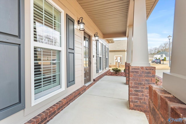 view of patio / terrace featuring a porch