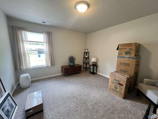 1006 SW 6th St, Attalla, AL 35954 - miscellaneous room with carpet, a textured ceiling, and baseboards