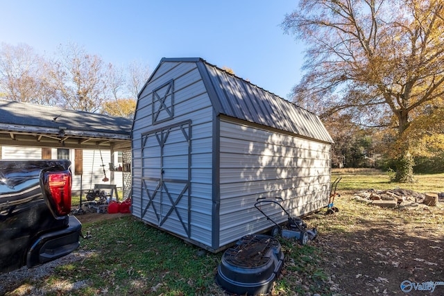 view of outdoor structure