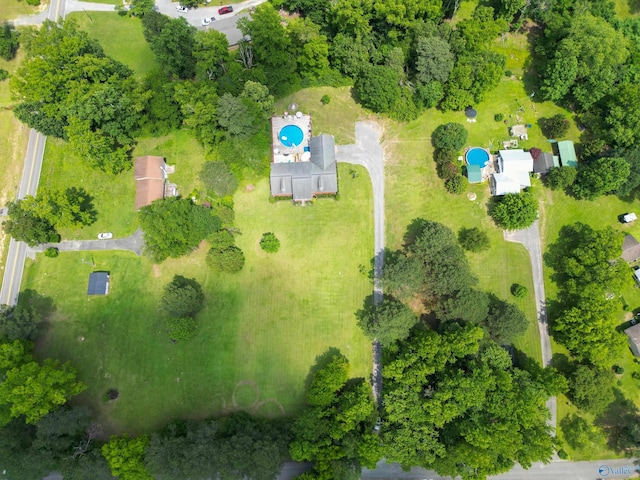 208 Burgess Ave, Rainsville, AL 35986 - aerial view of a pool