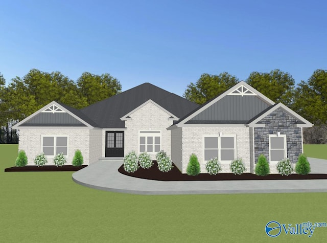 MCKINLEYA2 Mallard Dr, Madison, AL 35756 - view of front of home with board and batten siding and brick siding