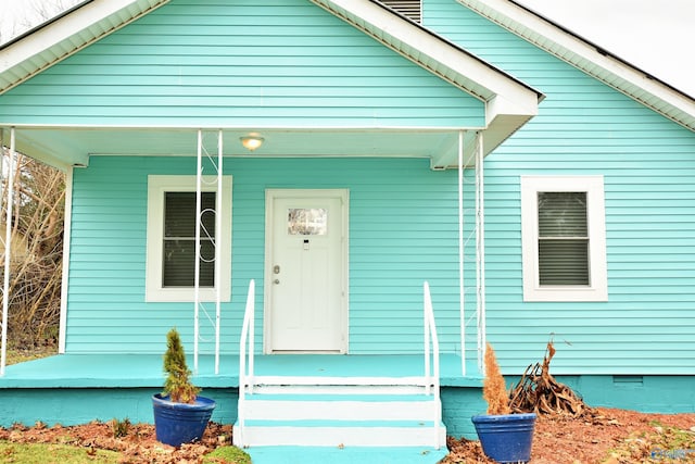 view of front facade with a porch