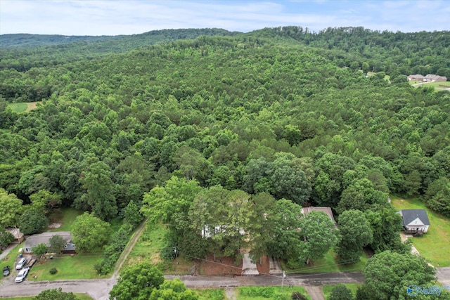216 Mcdonald Ln, Guntersville, AL 35976 - aerial overview of property's location with a heavily wooded area