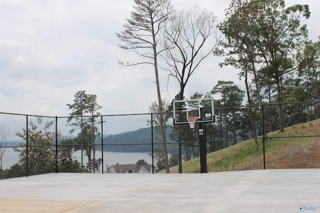 view of sport court