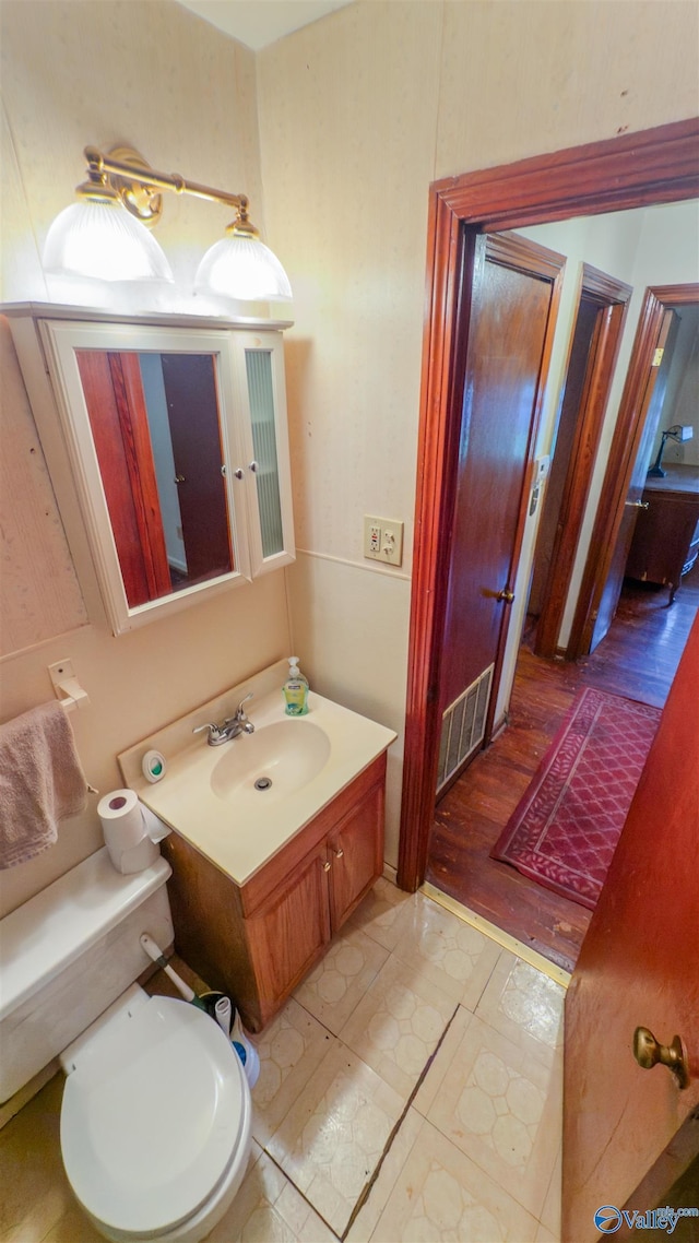 2808 Elmore Rd, Huntsville, AL 35805 - half bath with vanity and toilet