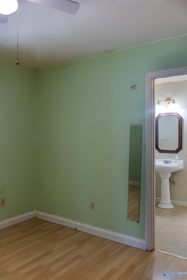 2808 Elmore Rd, Huntsville, AL 35805 - unfurnished room with light wood-type flooring and baseboards