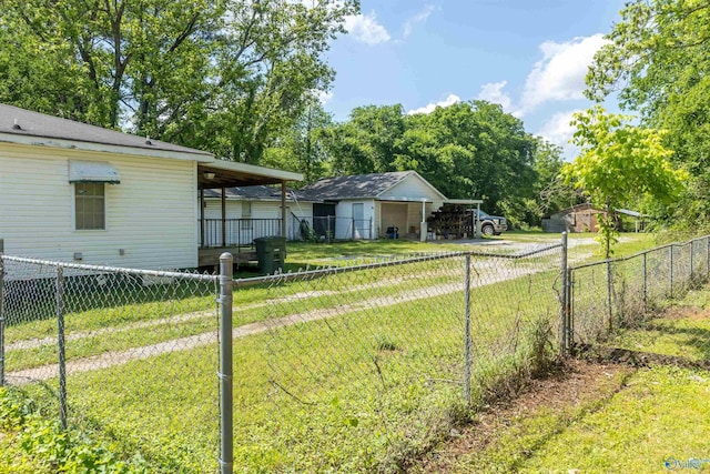 2808 Elmore Rd, Huntsville, AL 35805 - view of yard with driveway