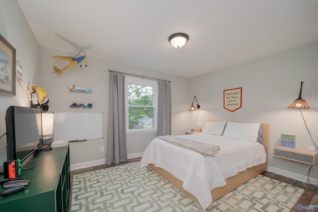 609 Mountain Gap Dr, Huntsville, AL 35083 - bedroom with wood finished floors and baseboards