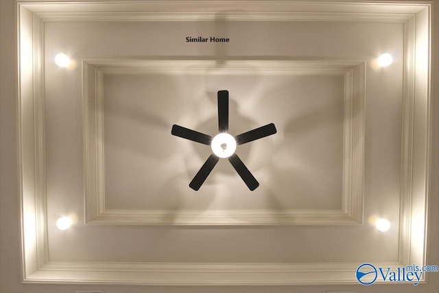 room details featuring crown molding